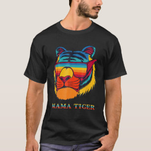 Camiseta Bengala Guay Tiger Gafas de sol Vintage Colorful T