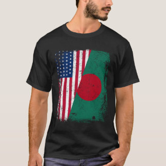Camiseta BENGALI RASTREA Bandera MEDIANO ESTADOUNIDENSE BAN