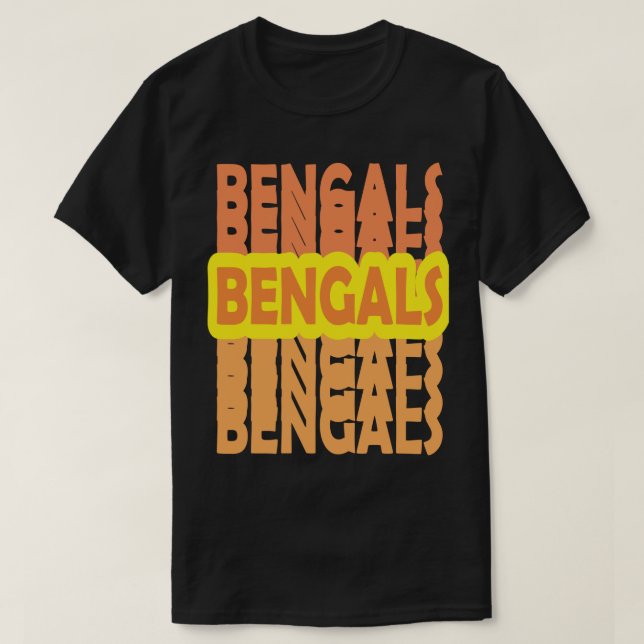 CAMISETA BENGALS 3 (Diseño del anverso)