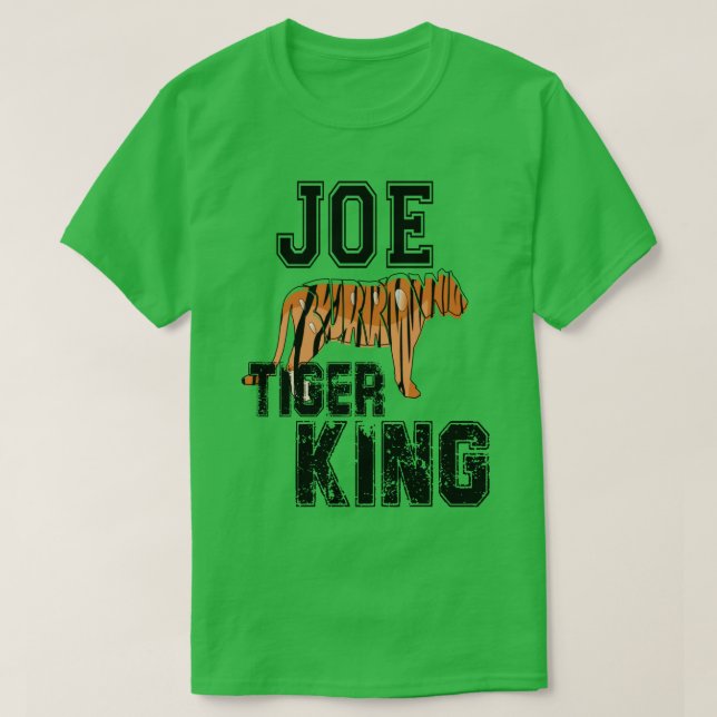 Camiseta Bengals Joe Burrow Tiger King Classic TShirt (Diseño del anverso)