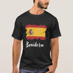 Camiseta Benidorm España, Bandera Española, Benidorm