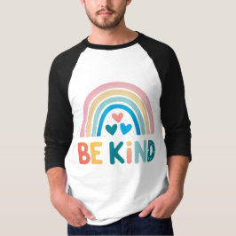 Camiseta Benignidad colorida arcoiris