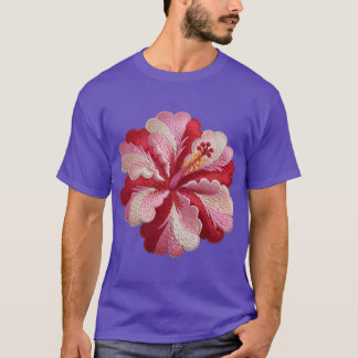 Camiseta benigno hibiscus sobredimensionado