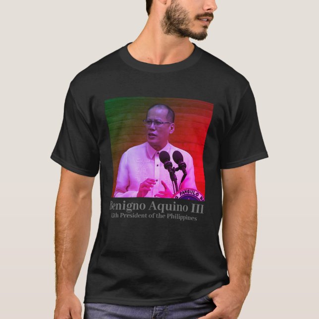 Camiseta Benigno Noynoy Aquino III, decimoquinto presidente (Anverso)