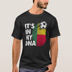 Camiseta Benín En Mi Dna, El Equipo Beninés De Bandera De B