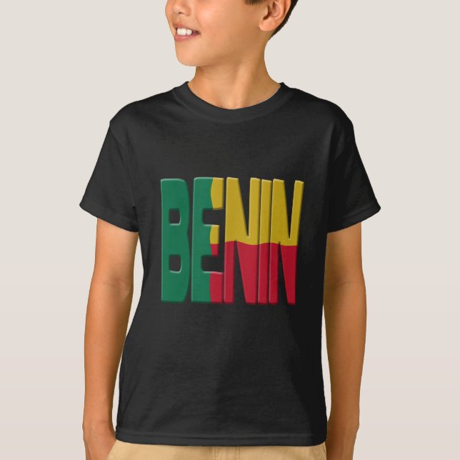 Camiseta Benin flag (Anverso)