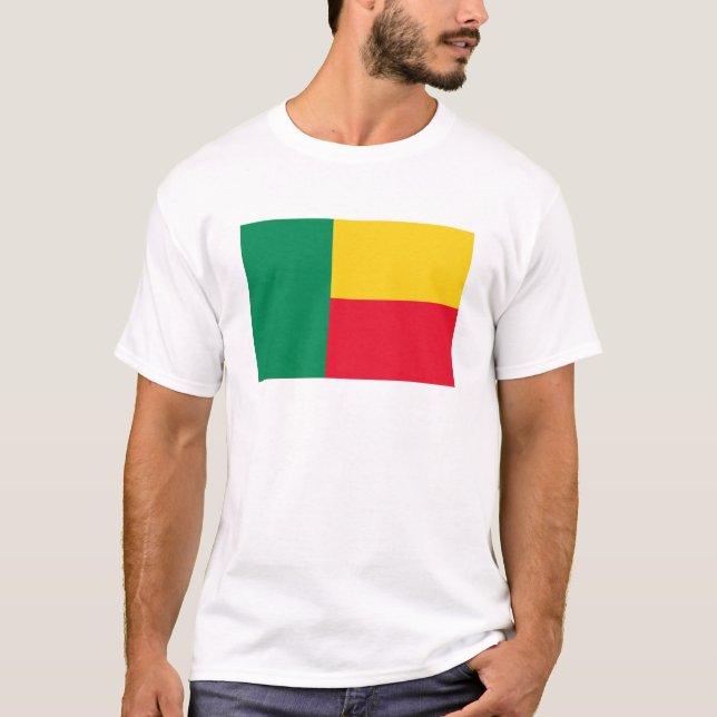 Camiseta Benin Flag T-Shirt, Patriotic T-Shirts, (Anverso)