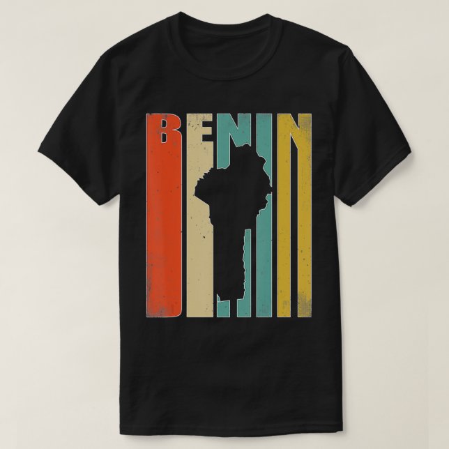 Camiseta Benín vintage (Diseño del anverso)