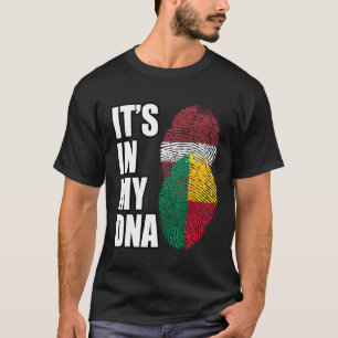 Camiseta Benín Y Latinoamérica Mezcla De Bandera Del Patrim