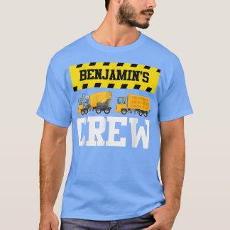 Camiseta Benjamin Construction Crew Custom Dumptruck Dump T