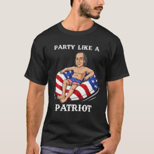 Camiseta Benjamin Franklin 4 De Julio Estadounidense Patrio