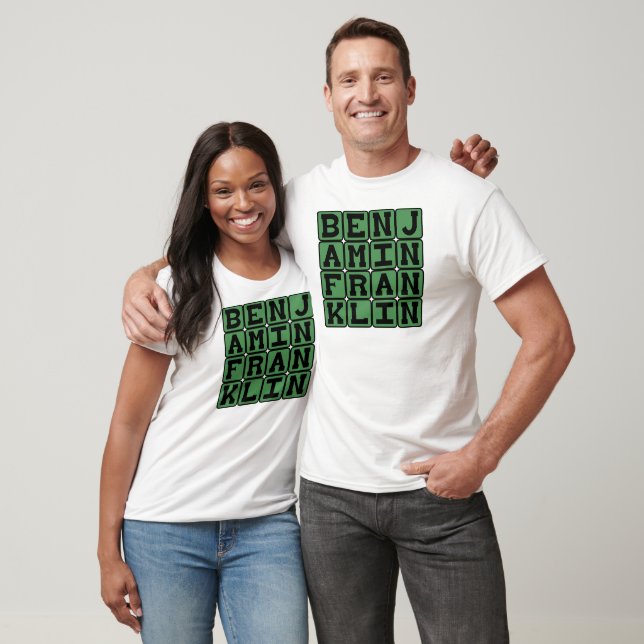 Camiseta Benjamin Franklin, líder de los Estados Unidos (Unisexo)