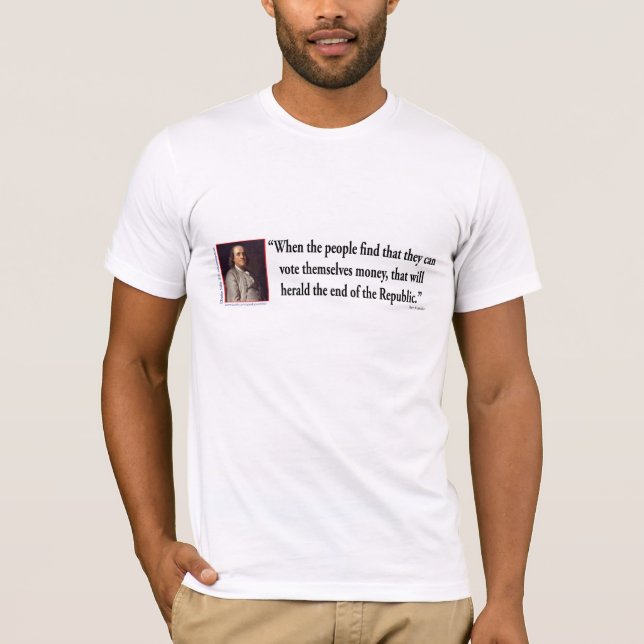 Camiseta Benjamin Franklin Quote (Anverso)