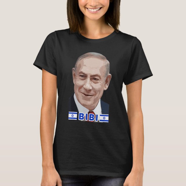 Camiseta Benjamin Netanyahu Bibi Primer Ministro del Estado (Anverso)