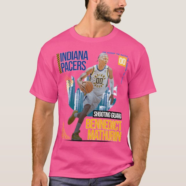 Camiseta Bennedict Mathurin Basketball Art Pacers 2 (Anverso)