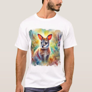 Camiseta Bennets Wallaby in a Serene Landscape 040924AREF13