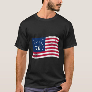 Camiseta Bennington 76 Bandera Americana Â€"Patriótico Hist
