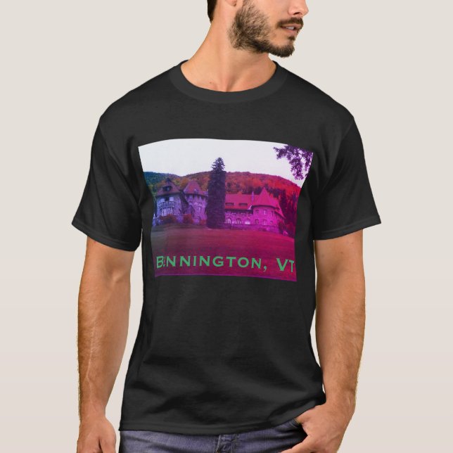 Camiseta Bennington, VT Mansion - Monte Anthony (Anverso)