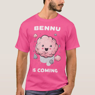 Camiseta Bennu está llegando asteroide golpeando la astrono