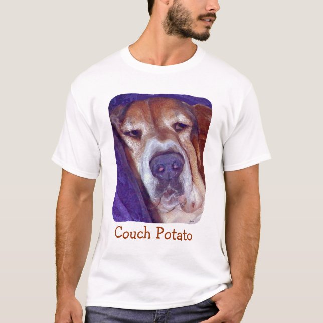 Camiseta Benny Basset Hound (Anverso)