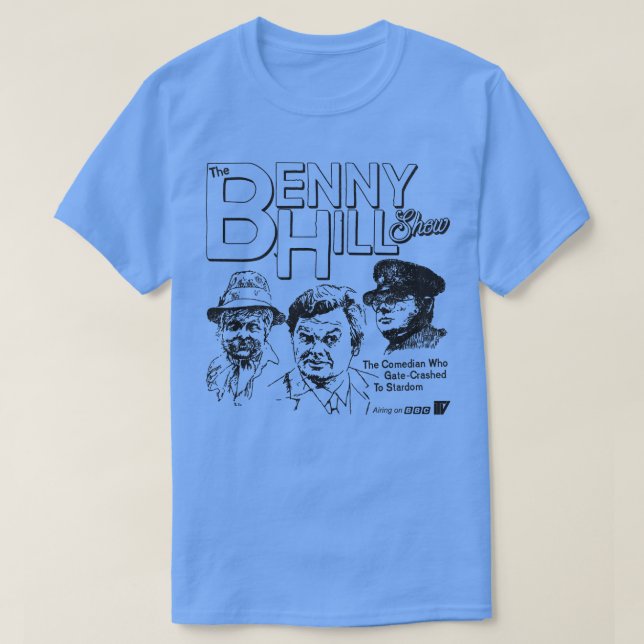 Camiseta Benny Hill Show (Diseño del anverso)