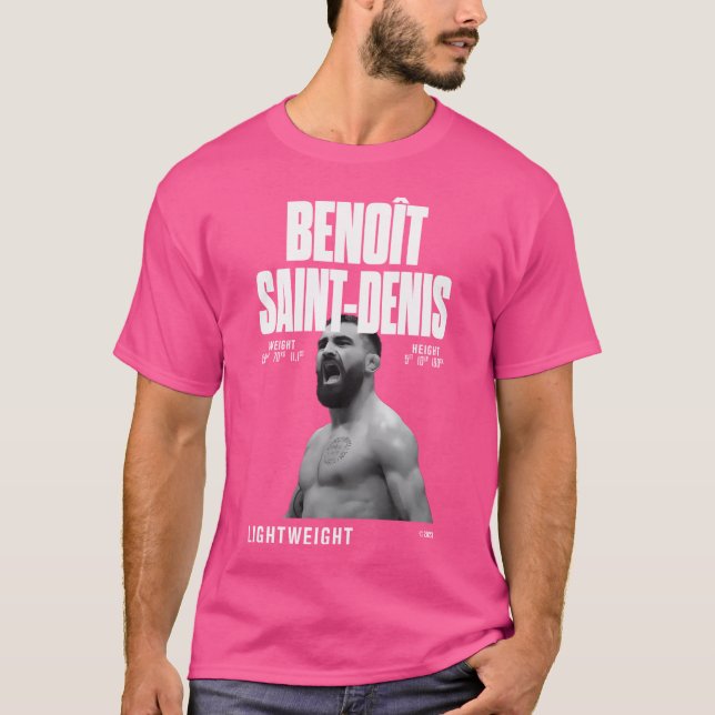 Camiseta Benot Saint-Denis - Luchador de Mma Ufc (Anverso)