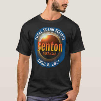 Camiseta Benton Arkansas AR Eclipse solar total 2024 3