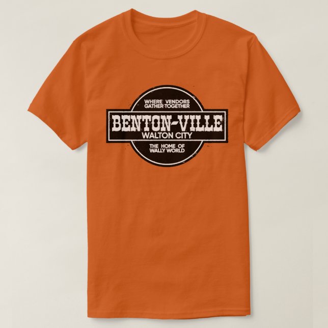 Camiseta Bentonville Walton City TShirt (Diseño del anverso)