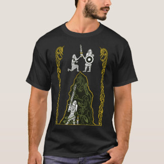 Camiseta Beowulf contra la madre de Grendel