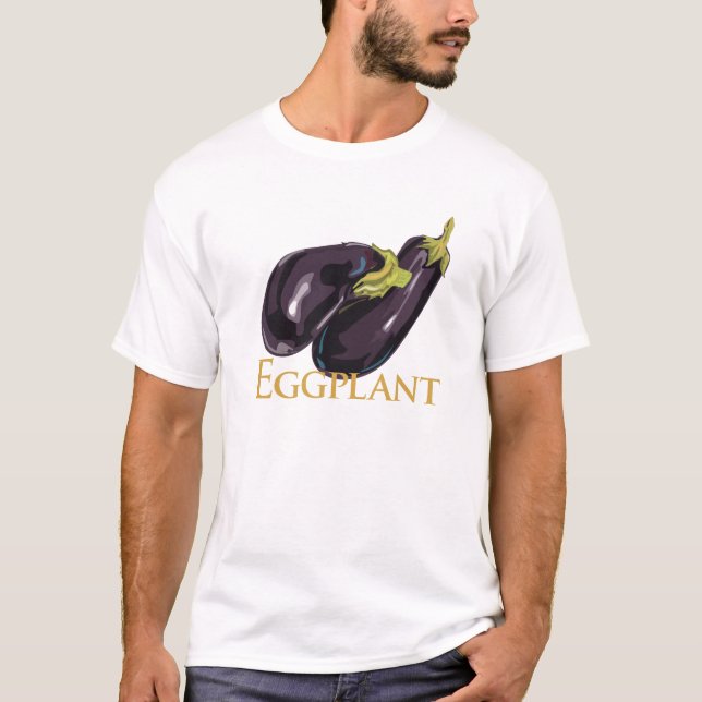 Camiseta Berenjena de la berenjena (Anverso)
