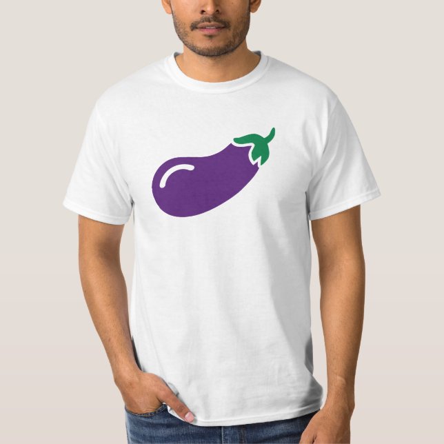 Camiseta Berenjena de la berenjena (Anverso)