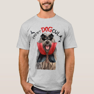 Camiseta Bergamasco Perro de vampiros Gracioso Halloween