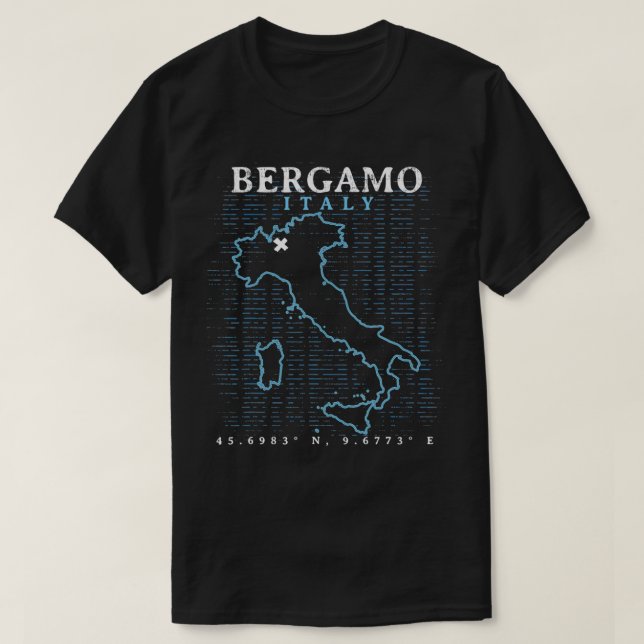Camiseta Bérgamo Italia (Diseño del anverso)