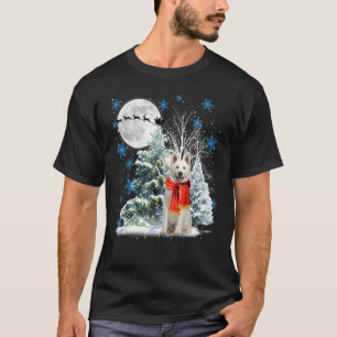 Camiseta Berger Blanc Suisse Bajo La Nieve De La Luna Navid