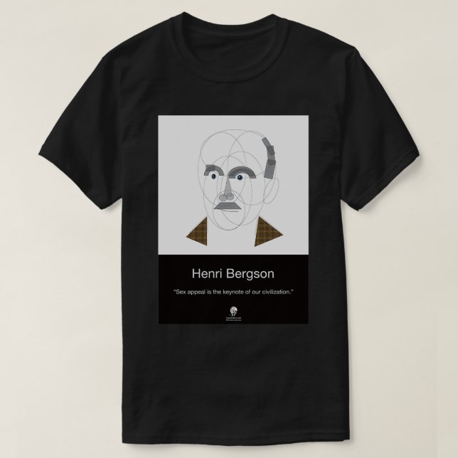 CAMISETA BERGSON HENRI (Diseño del anverso)
