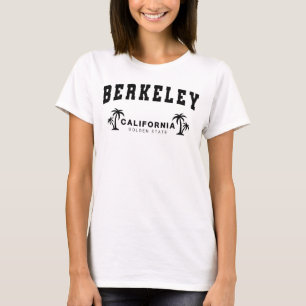 Camiseta Berkeley blanco femenino, California