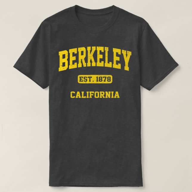 Camiseta Berkeley California CA Estílico Atlético del Estad (Diseño del anverso)