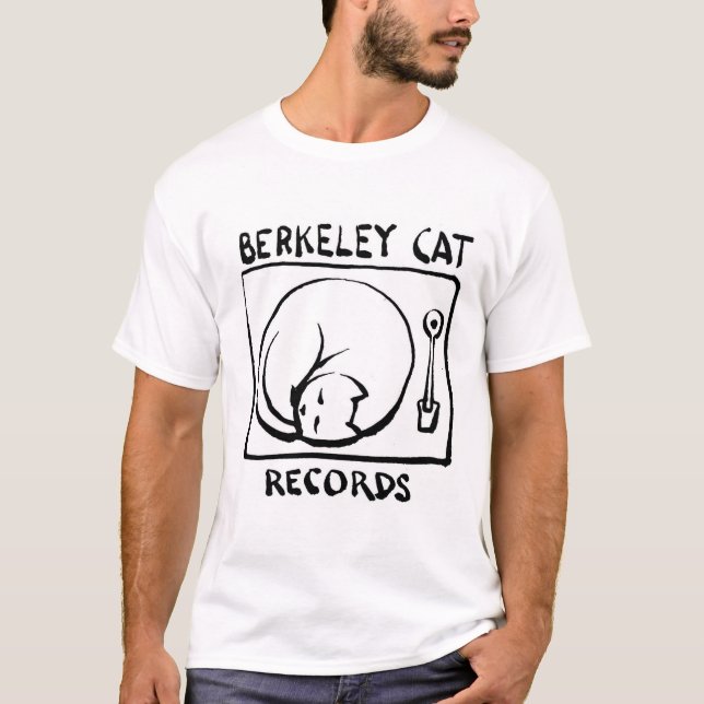 Camiseta Berkeley Cat Records dudes T-Shirt (Anverso)