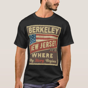 Camiseta BERKELEY, NJ Es donde comienza mi historia