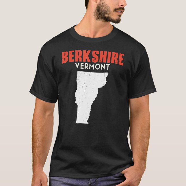 Camiseta Berkshire Vermont USA State America Travel Vermont (Anverso)
