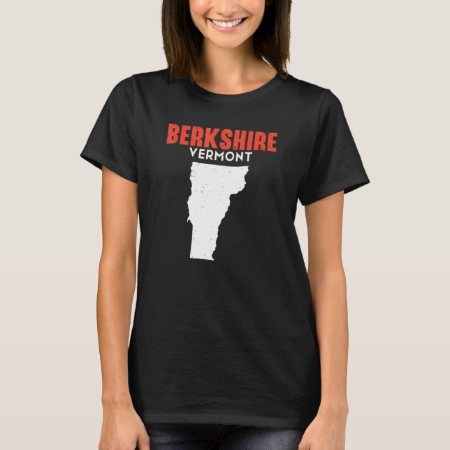 Camiseta Berkshire Vermont USA State America Travel Vermont (Anverso)