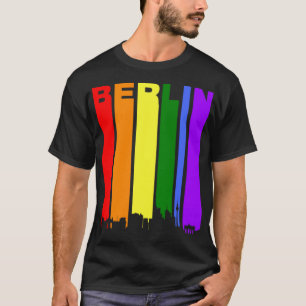 Camiseta Berlín Alemania: Esquina arcoiris Orgullo gay LGB