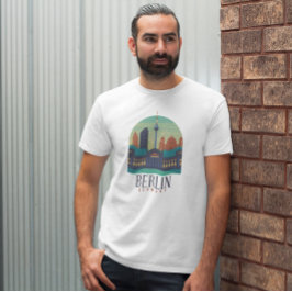 Camiseta Berlín Alemania Skyline T Shirt