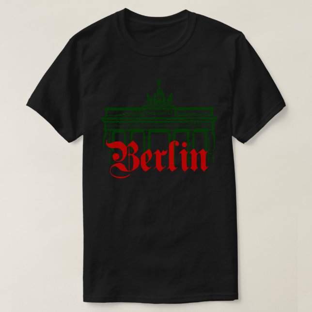 Camiseta Berlín Alemania Viaje Brandenburgo Puerta Berlín G (Diseño del anverso)