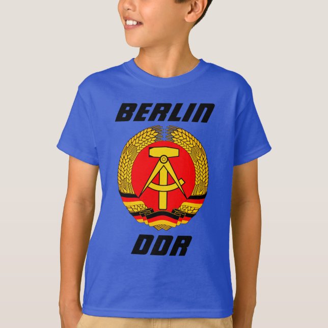 Camiseta Berlín, DDR - Niños de Alemania Oriental (Ost Berl (Anverso)