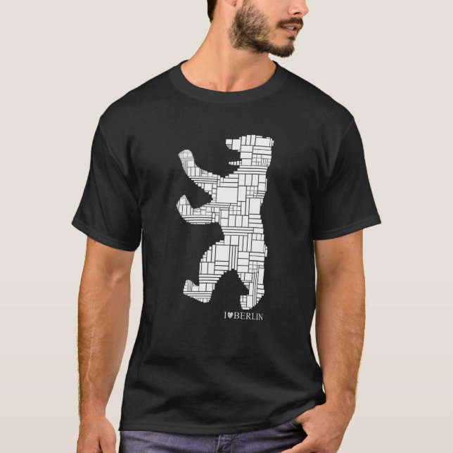 Camiseta Berlin Design - Berlin Bear - I Love Berlin (Anverso)