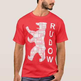 Camiseta Berlin Design Berlin Bear I Love Rudow Premium