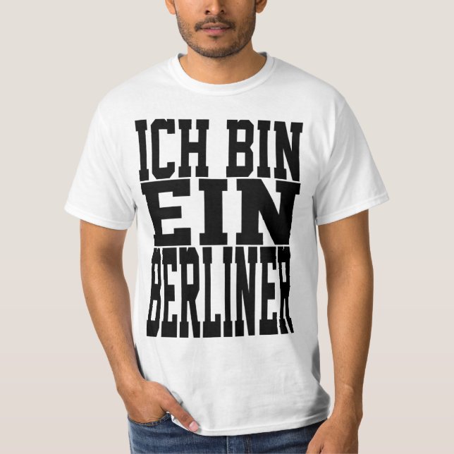 Camiseta Berlinés de Ein del bin de Ich (Anverso)
