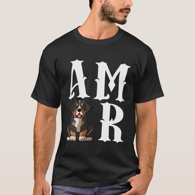 Camiseta Bermese Mountain Dog Love r (Anverso)