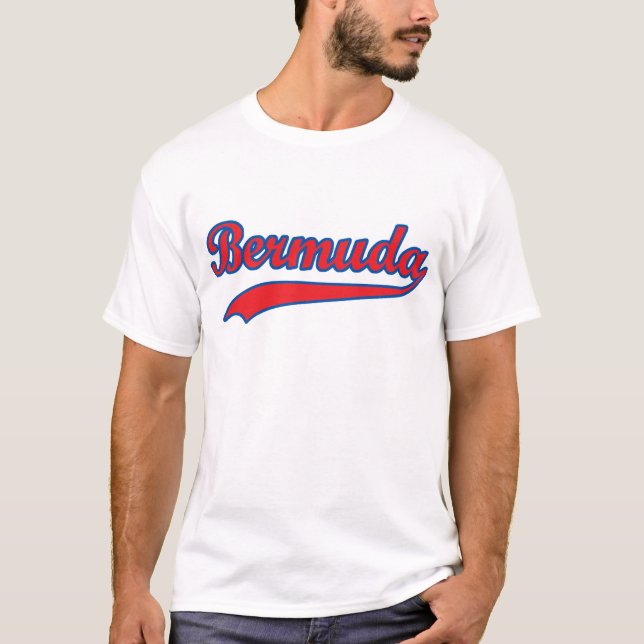 Camiseta Bermudas retro (Anverso)